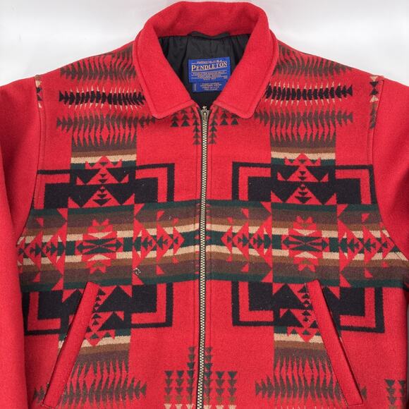 Vintage Pendelton Jacket Men Medium Wool Aztec High Grade Western Wear Rancher - Picture 3 of 16